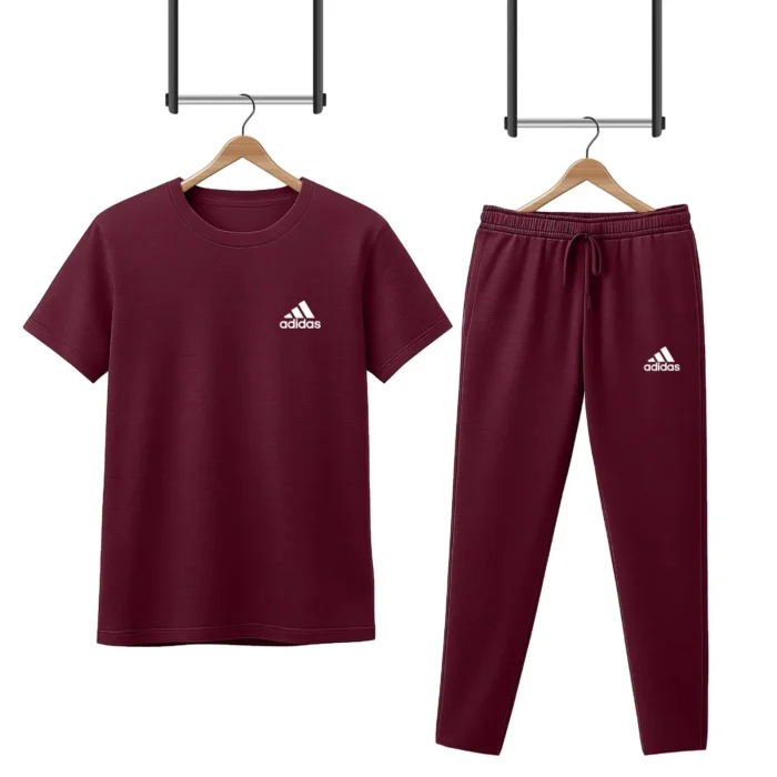 Essential Mehroon Tracksuits for Men's
