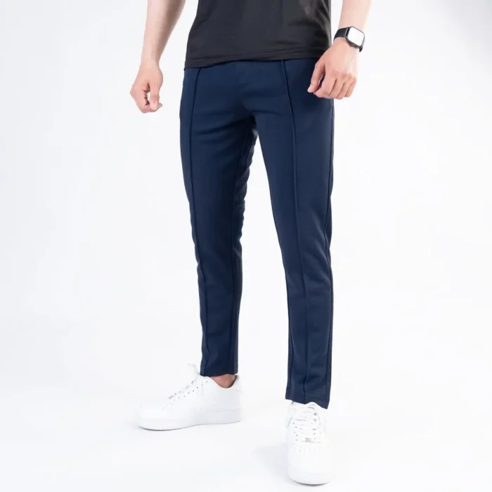 Navy front stitch Trouser