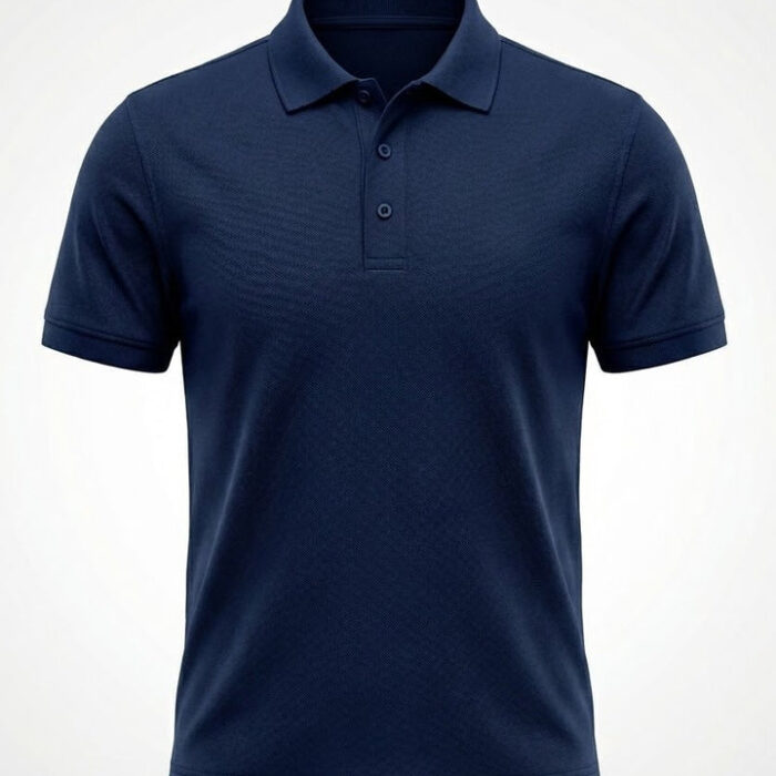 Classic Navy Blue Polo Shirt – Cotton Comfort & Premium